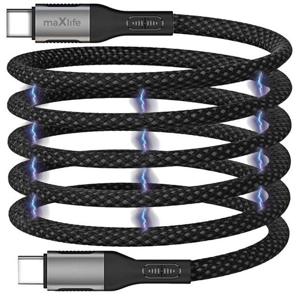 maxlife-usb-c-usb-kabel-1m-zwart-omvlochten-magnetic-100W-voorkant-01.jpg