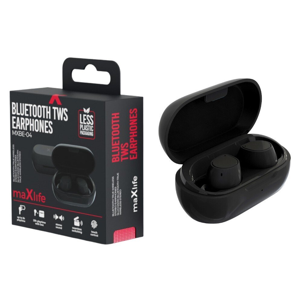 maxlief-bluetooth-draadloze earbuds-oplaadcase-zwart-voorkant-02.jpg
